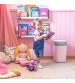 Cos pentru scutece Tommee Tippee Sangenic Twist and Click Reciclabil, Roz/Gri